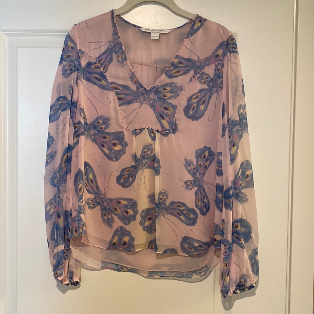 Diane Von Furstenberg Silk Top